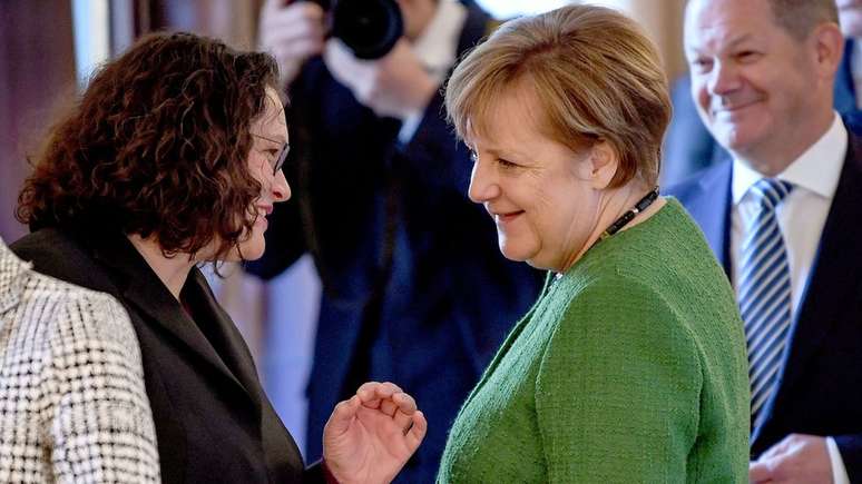 A atual presidente do Partido Social Democrata (PSD) da Alemanha, Andrea Nahles, era ministra do Trabalho quando o sal&aacute;rio m&iacute;nimo nacional foi aprovado, em 2014