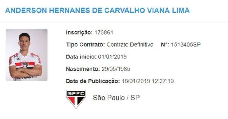 Contrato de Hernanes já está regularizado na CBF