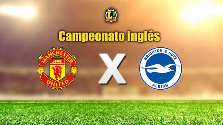 Red Devils recebem Seagulls no Old Trafford neste sábado (Arte: LANCE!)