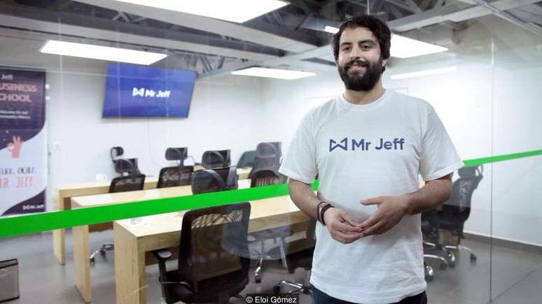 Diante das perspectivas desanimadoras de emprego, Eloi Gómez fundou a startup Mr Jeff