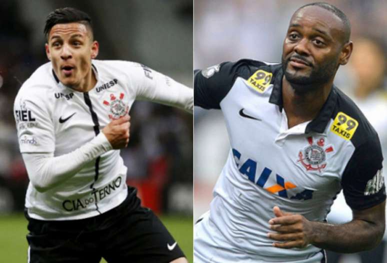 Guilherme Arana e Vagner Love devem reforçar o Corinthians em 2019 (Foto: Marco Galvão/Fotoarena/Mauro Horita/Lancepress!)