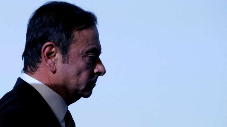 Carlos Ghosn está preso desde 19 de novembro acusado de sonegação fiscal e uso de ativos da empresa para fins pessoais