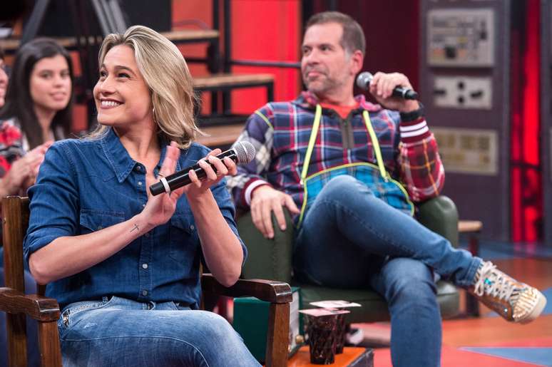 Fernanda Gentil e Leandro Hassum no programa &#039;Altas Horas&#039;