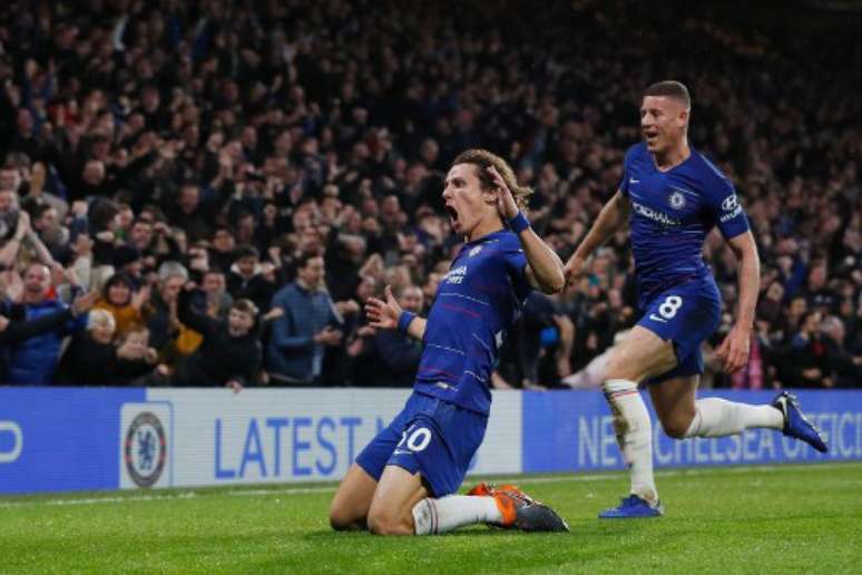 David Luiz elogiou o trabalho de Sarri (Foto: Adrian Dennis / AFP)