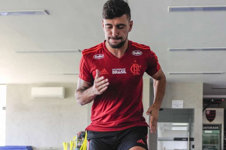 Arrascaeta foi um dos reforços do Flamengo para a temporada (Marcelo Cortes/Flamengo)