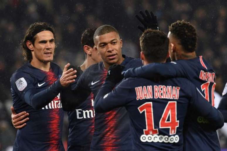 O PSG também teve o melhor ataque da fase de grupos da Liga dos Campeões (Foto: Anne-Christine Poujoulat / AFP)