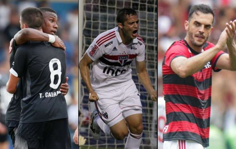 Vasco, São Paulo e Flamengo venceram na estreia (Foto: Montagem LANCE!)