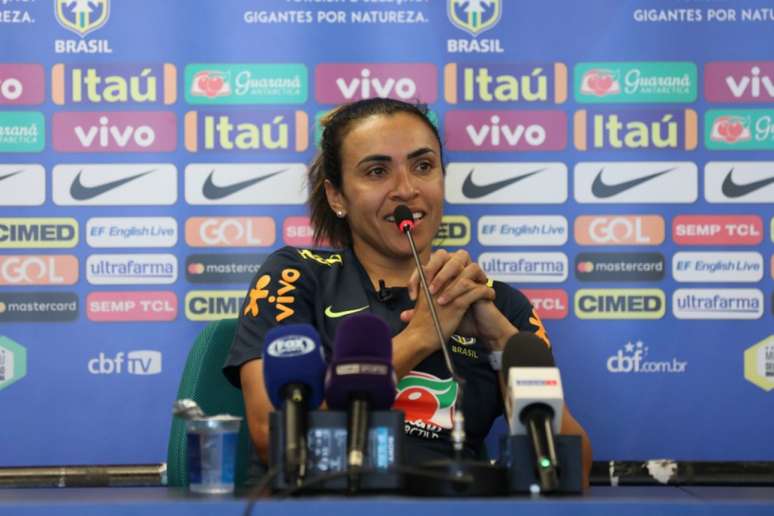 Marta comemora crescimento das Seleções femininas (Foto: Divulgação/CBF)