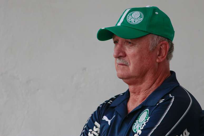 O técnico do Palmeiras, Luiz Felipe Scolari