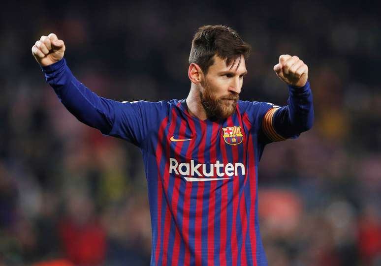 Lionel Messi durante partida contra o Leganés pelo Campeonato Espanhol
20/01/2019 REUTERS/Albert Gea