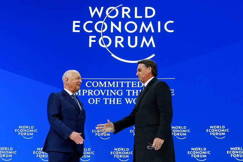 Presidente Jair Bolsonaro no Fórum Econômico Mundial em Davos 22/01/2019 REUTERS/Arnd Wiegmann