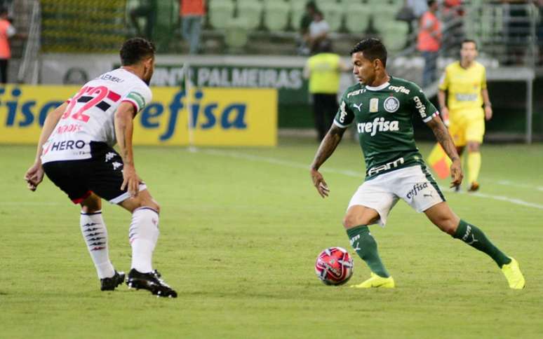 De contrato renovado, Dudu foi titular nos dois jogos do Verdão no Paulistão-2019 (Foto: Bruno Ulivieri/Ofotografico)