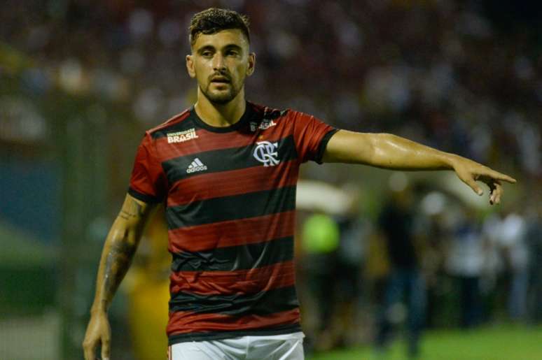 Arrascaeta estreou e participou do lance do gol de Henrique Dourado (Foto: Alexandre Vidal / Flamengo)