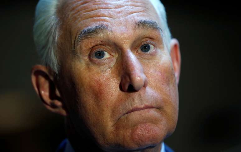 Consultor pol&iacute;tico Roger Stone em Washington 26/09/2017 REUTERS/Kevin Lamarque