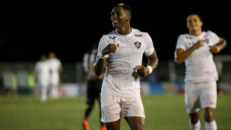Yony marcou dois gols para o Fluminense contra o Americano (Foto: LUCAS MERÇON / FLUMINENSE F.C.)