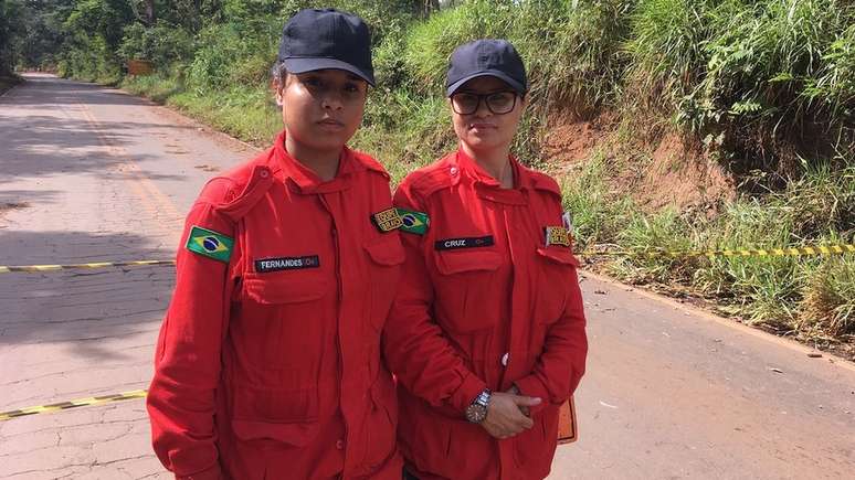 Márcia Fernandes veio de Divinópolis, que está a cerca de 120 km de Brumadinho