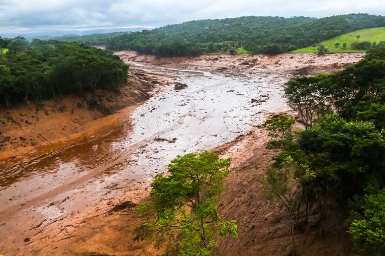 Imagem da tragédia em Brumadinho