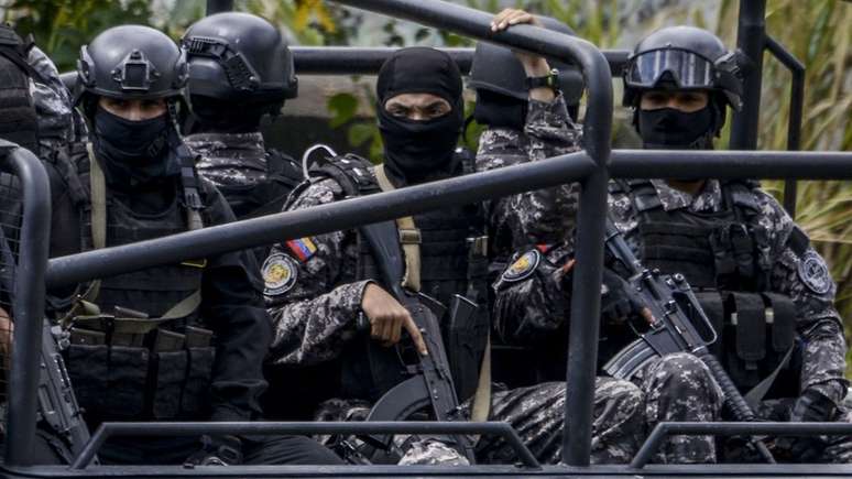 A polícia secreta da Venezuela é acusada de abusos de direitos humanos