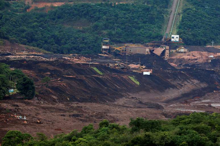 Vista de barreira da Vale rompida em Brumadinho
26/01/2019
REUTERS/Adriano Machado