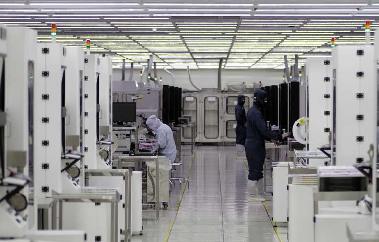 F&aacute;brica de produ&ccedil;&atilde;o de microchips. 8/2/2018.   REUTERS/Thomas White 
