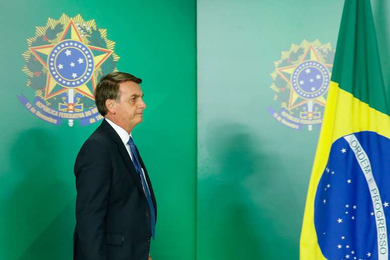 Presidente Jair Bolsonaro no Pal&aacute;cio do Planalto
25/01/2019 Isac Nobrega/Presid&ecirc;ncia da Rep&uacute;blica/Divulga&ccedil;&atilde;o via REUTERS