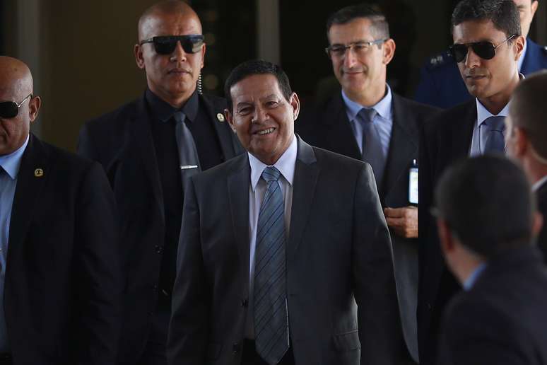 Hamilton Mourão no Palácio do Planalto
24/01/2019 REUTERS/Adriano Machado