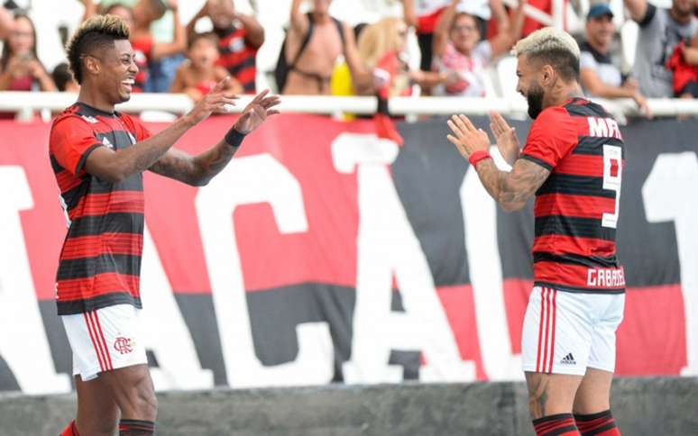 Bruno Henrique garante vitória do Flamengo (Foto: Andre Melo Andrade/AM Press)