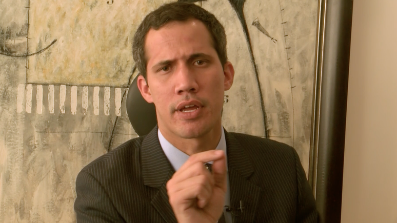 Guaidó conversou com a BBC Mundo logo depois de anunciadas as novas sanções do governo dos EUA contra a petroleira estatal PDVSA