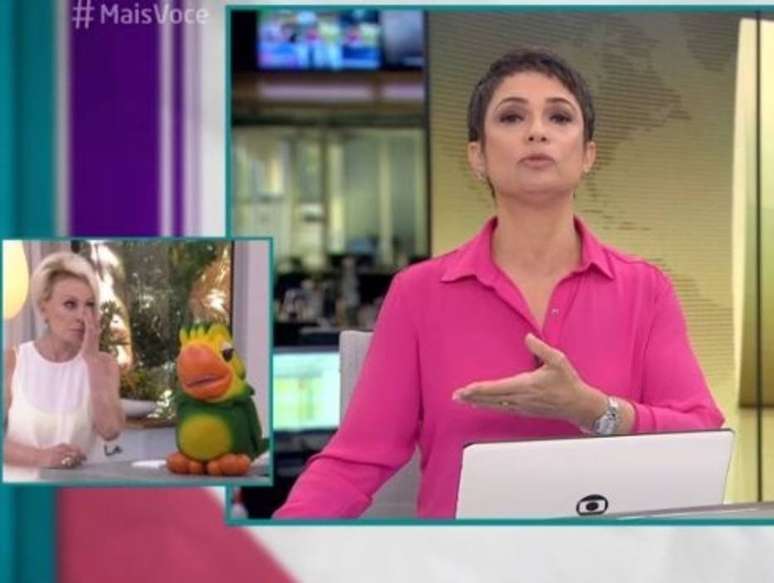 A apresentadora Sandra Annenberg.