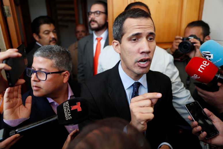 Autoproclamado presidente interino da Venezuela, Juan Guaidó
29/01/2019
REUTERS/Carlos Garcia Rawlins