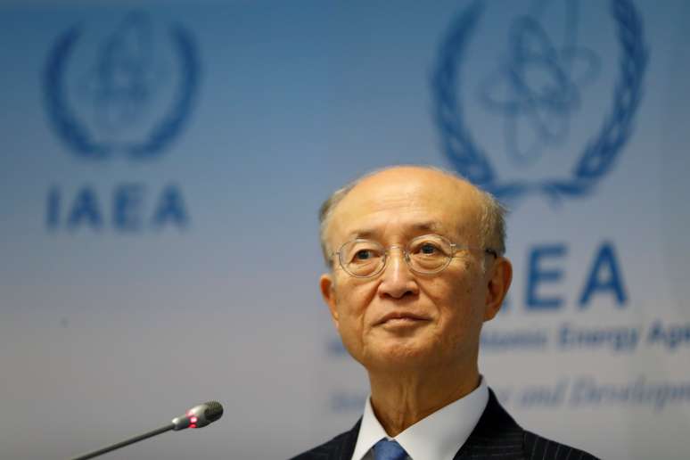Diretor-geral da AIEA, Yukiya Amano, em Viena 22/11/2018 REUTERS/Leonhard Foeger