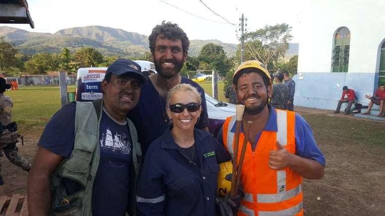 Coordenada pelo CRMV-MG, a equipe da Brigada Animal realiza resgate em Brumadinho.