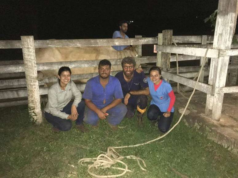 Parte da equipe da Brigada Animal e que atua em Brumadinho.