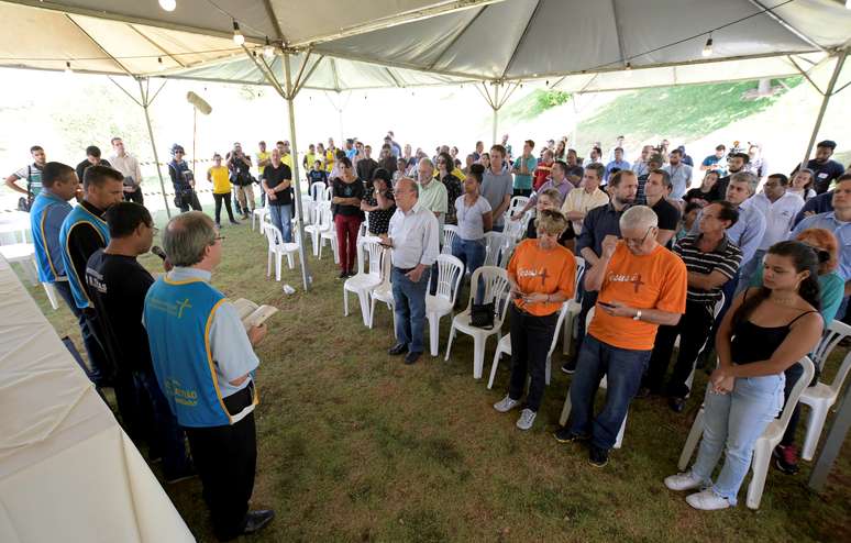 Residentes participam de serviço ecumênico em memória de vítimas do rompimento de barragem em Brumadinho (MG)
31/09/2019
REUTERS/Washington Alves