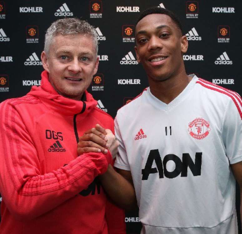 Martial disse que Solskjaer ajudou a melhorar seu futebol (Foto: Reprodução)