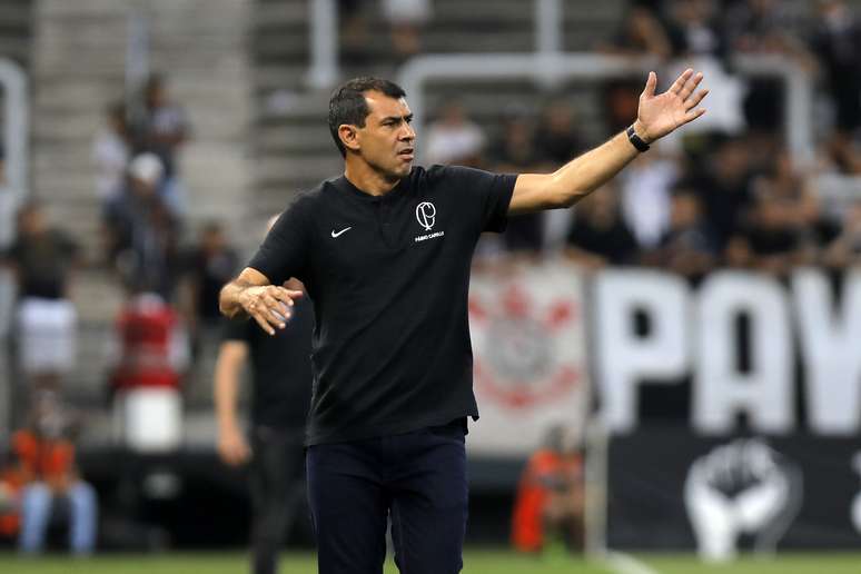 O técnico do Corinthians, Fábio Carille