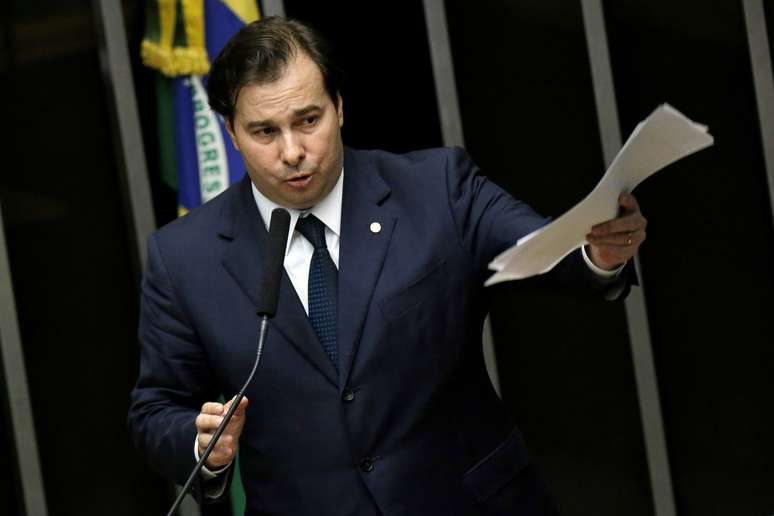 Rodrigo Maia discursa no plenário da Câmara dos Deputados
13/07/2016 REUTERS/Ueslei Marcelino