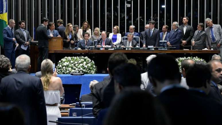 A vit&oacute;ria de Davi Alcolumbre (DEM-AP) foi proclamada &agrave;s 18h57 deste s&aacute;bado (02)