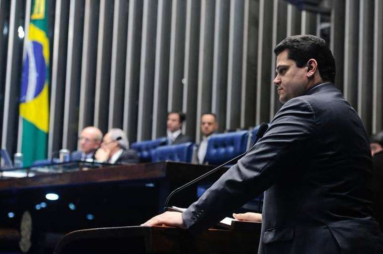 O senador Davi Alcolumbre (DEM-AP)