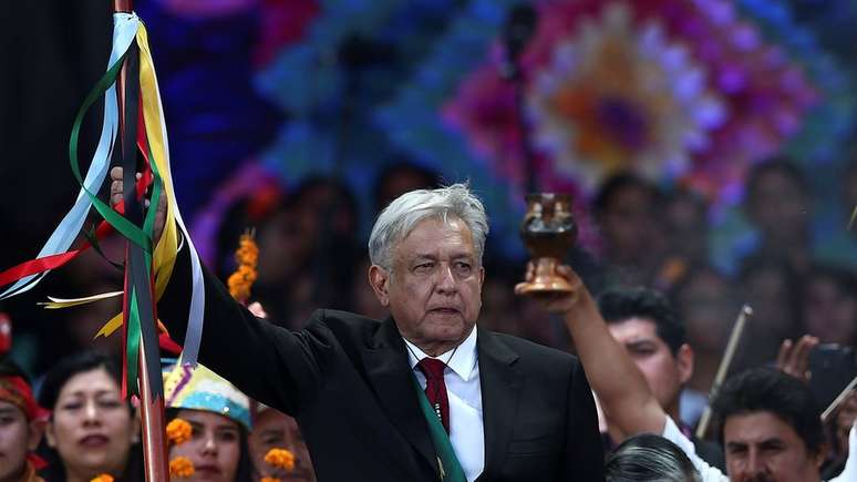 Andrés Manuel López Obrador tomou posse como presidente do México em dezembro de 2018