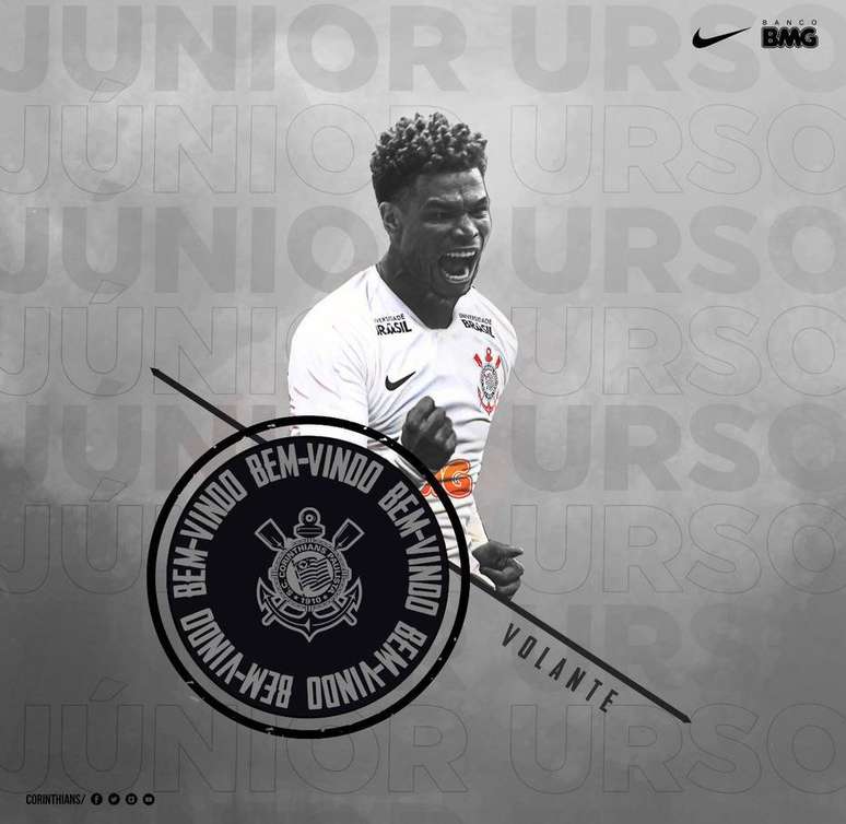 Junior Urso é o décimo reforço do Corinthians na temporada.