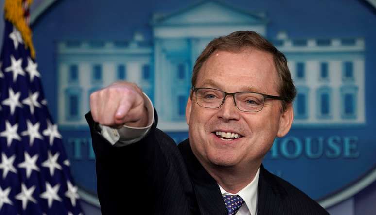 O assessor econômico de Trump, Kevin Hassett, durante coletiva de imprensa em Washington, nos EUA
10/09/2018
REUTERS/Kevin Lamarque 