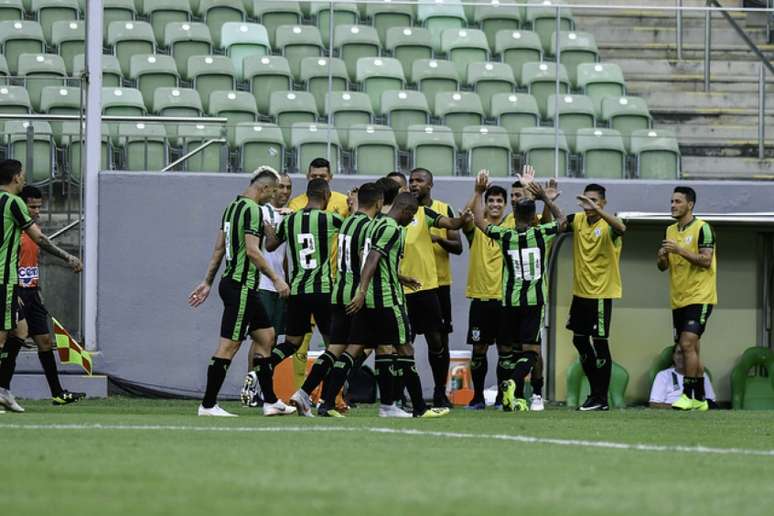 O Coelho vem fazendo boa campanha no Mineiro, sendo líder da competição estadual à frente de Galo e Cruzeiro- Divulgação/ América-MG