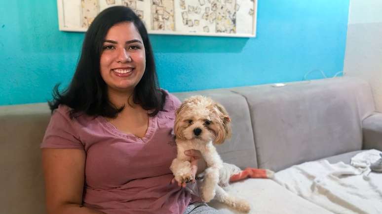 Gabriela Morais queria cursar medicina veterinária, mas não conseguiu por causa do recorte de renda