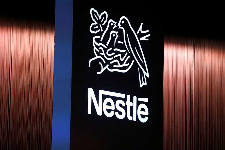Logo da Nestlé 
12/04/2018
REUTERS/Pierre Albouy