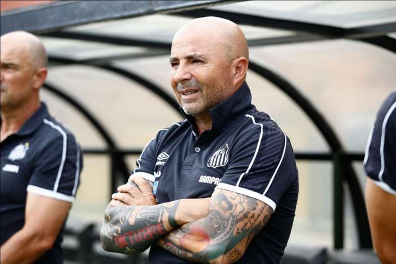 Sampaoli fará seu primeiro jogo pelo Santos em uma competição nacional nesta temporada (Foto: Luis Moura/WPP)