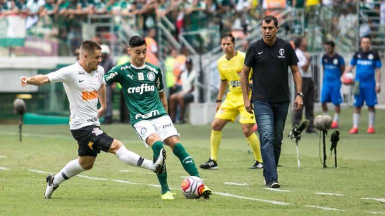Carille voltou a falar sobre o clássico contra o Palmeiras (Foto: Gil Guzzo/Ofotografico/Lancepress!)