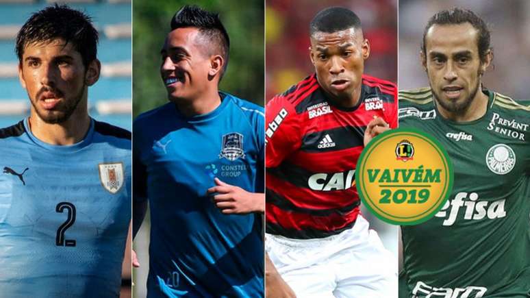 Bruno Mendéz, Cueva, Jean Lucas, Valdivia: confira os nomes que agitaram o mercado da bola (Foto: Divulgação)