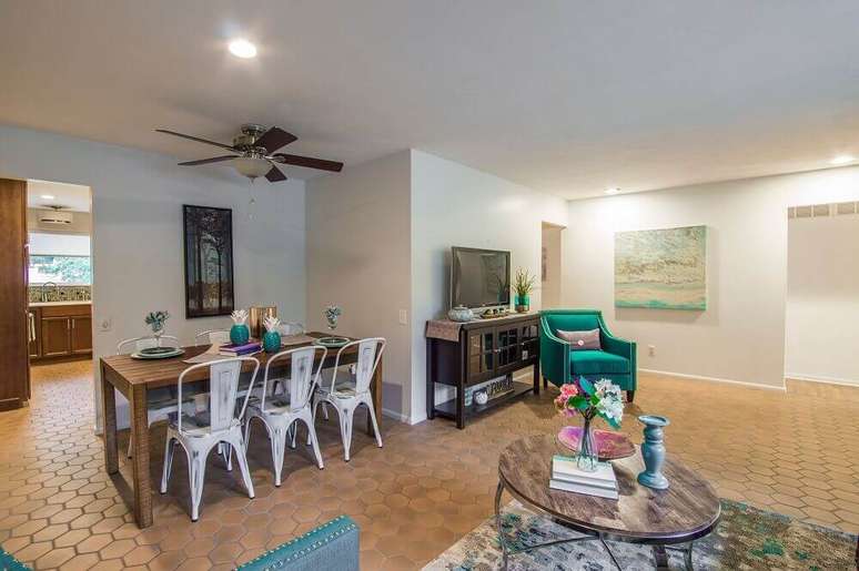 3. Shabby chic pode ser usado em im&oacute;veis de diversos tamanhos, inclusive kitnets e apartamentos. Foto: Pexels