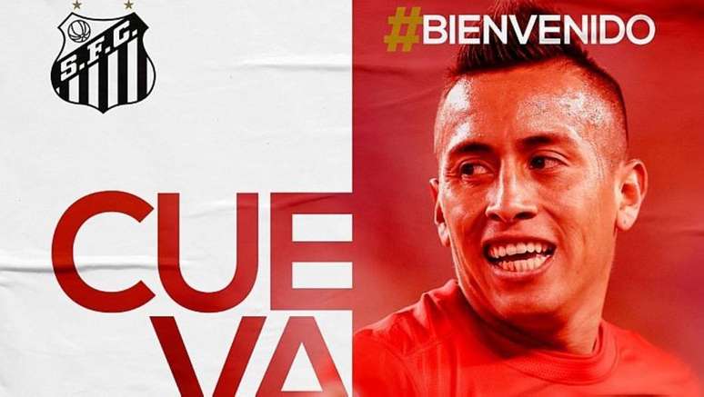 Santos confirma contratação de Cueva
